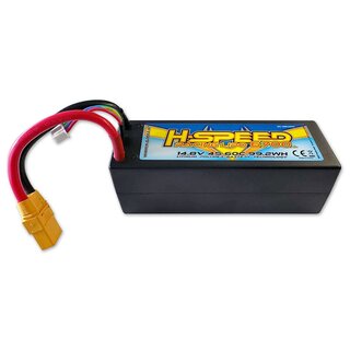 LIPO 6700MAH 14.8V 99.2WH RACING AKKU H-SPEED MIT XT90 STECKER (138.5X46.5X45.1MM, 588G)