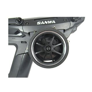 ALU LENKRAD V2 SCHWARZ SANWA M17S/M17 TUNING
