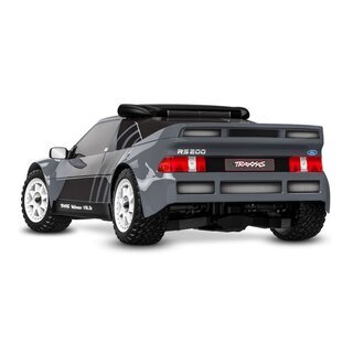 TRAXXAS MINI-RALLY VXL-POWER 4X4 GRAU FORD RS200 RTR BRUSHLESS, HD-TEILE, MIT 2S LIPO/LADER MINI-PROMO