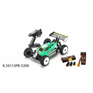 COMBO KYOSHO INFERNO MP10E T1S READYSET +PINK PP3-2S5200-M (X2)