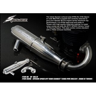 Spower Combo B7TT SPEED with EFRA MK2194 Tuned Pipe Set