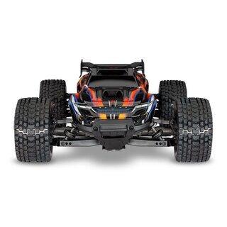 TRAXXAS MINI-XRT V2 3S-POWER 4X4 ORANGE 1/16 MONSTER-TRUCK BRUSHLESS, HD-TEILE, MIT 2S LIPO/LADER