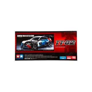 Tamiya 1:10 RC BMW M4 GT3 Evo 2025/Launch TT-02
