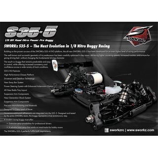 SWORKz S35-5 1/8 Pro Nitro Buggy Pro Kit