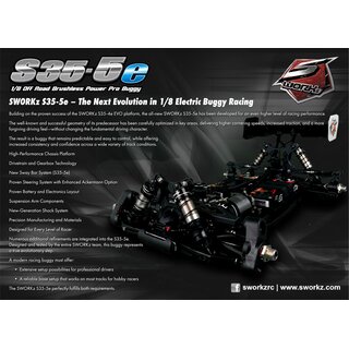 SWORKz S35-5e 1/8 BrushLess Power Pro Buggy Kit