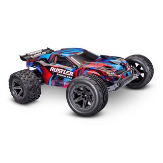 TRAXXAS RUSTLER 1/10 2WD STADIUM-TRUCK ROT RTR VX3 BRUSHLESS, HD