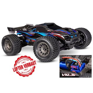 TRAXXAS MINI-XRT V2 3S-POWER 4X4 BLAU 1/16 MONSTER-TRUCK RTR BRUSHLESS, HD-TEILE, MIT 2S LIPO/LADER