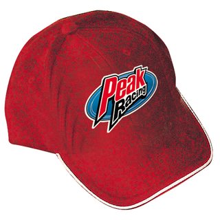 Peak Low Profile Cap - Gray w/4-color logo