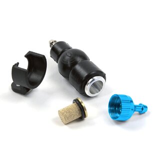 Treibstoffilter mit Pumpventil Blau