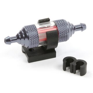 Treibstoffilter Transparent Grau