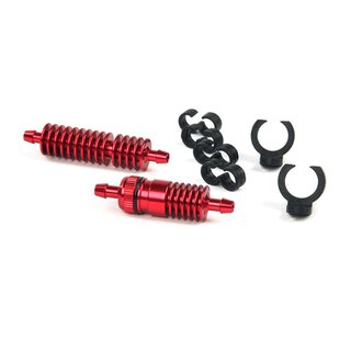 Set Spritfilter und extra K�hler Rot (inkl. Halter & Clips)