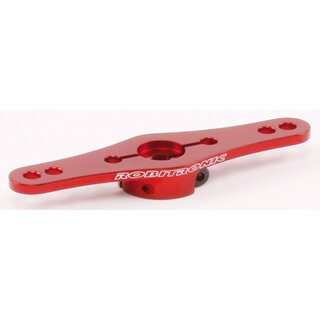 Servo Arm Alu 23Z Rot Doppelarm (1 Ebene)