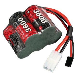 NiMH Akku 3600mAh 3+2 Sub-C Empf�ngerpack 1:5